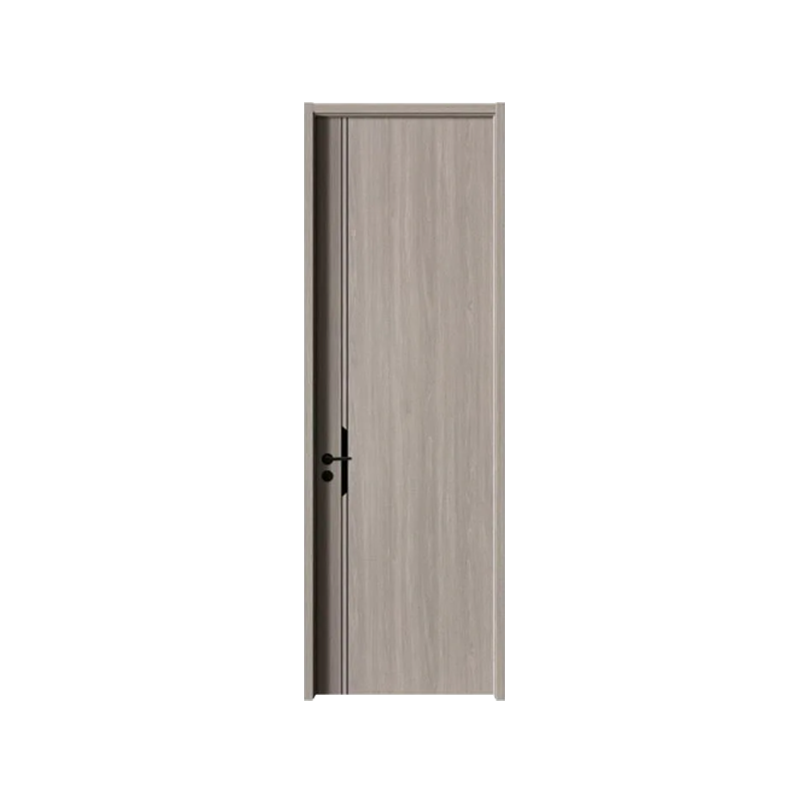 6073 Solid Core Simple Design Wood PVC Main Interior Door