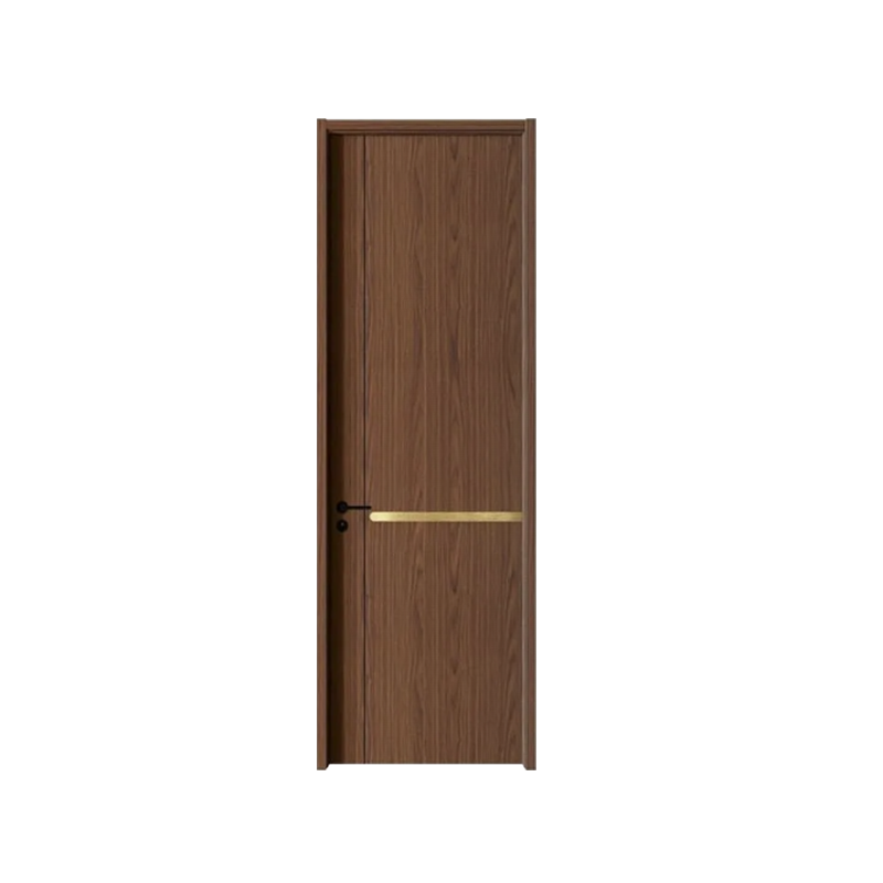 8017 Room Interior Swing Wood Plastic Composite Door for Apartment