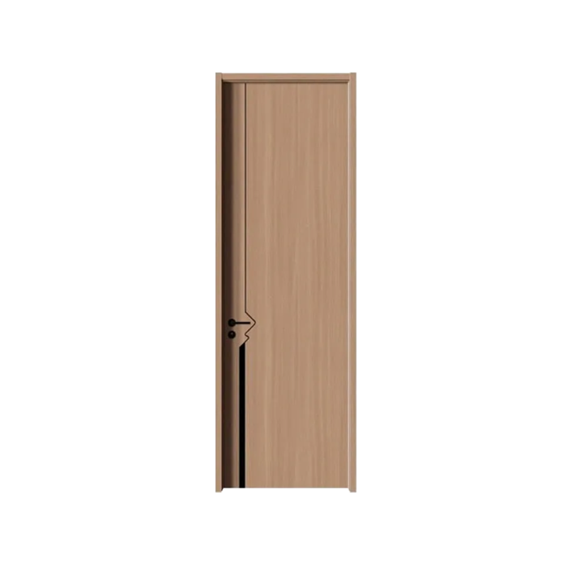 6070 Hotel Bedroom Soundproof PVC Wood Panel Door