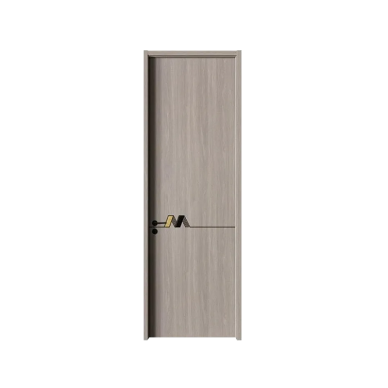 8010 Solid Core Simple Design Wood PVC Main Interior Door