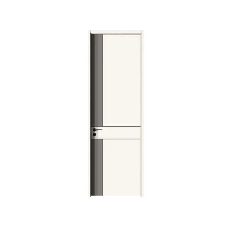 6065 White Primer Interior Wooden Solid Veneer Wood Door